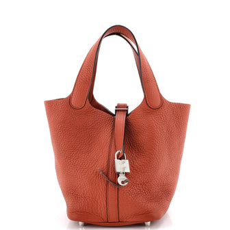 Hermes Picotin Lock Bag Clemence PM