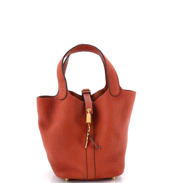 Hermes Picotin Lock Bag Clemence PM
