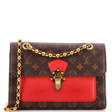 Louis Vuitton Victoire Handbag Monogram Canvas and Leather