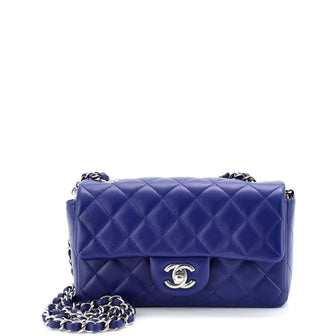 Chanel Classic Single Flap Bag Quilted Lambskin Mini