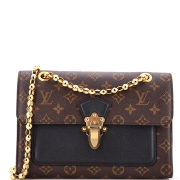Louis Vuitton Victoire Handbag Monogram Canvas and Leather