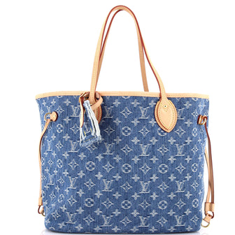 Louis Vuitton Neverfull NM Tote Monogram Denim MM