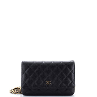 Chanel Wallet on Chain Quilted Caviar