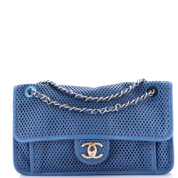 Chanel Up In The Air Flap Bag Perforated Leather Medium