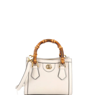 Gucci Diana NM Bamboo Handle Tote Leather Mini