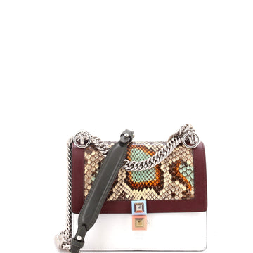 Fendi Kan I Bag Python and Leather Small
