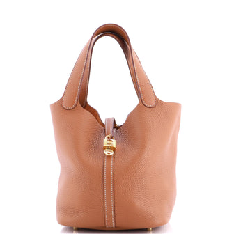 Hermes Picotin Lock Bag Clemence MM