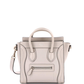 Celine Luggage Bag Smooth Leather Nano