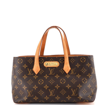 Louis Vuitton Wilshire Handbag Monogram Canvas PM