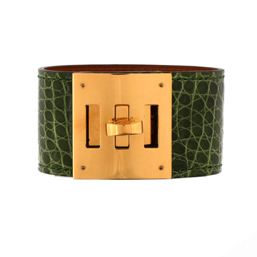 Hermes Kelly Dog Bracelet Alligator