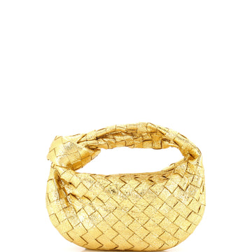 Bottega Veneta BV Jodie Hobo Metallic Intrecciato Nappa Mini