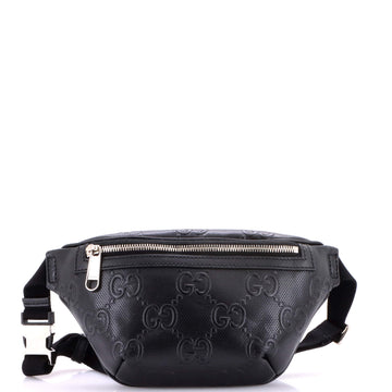 Gucci Belt Bag GG Embossed Perforated Leather Small