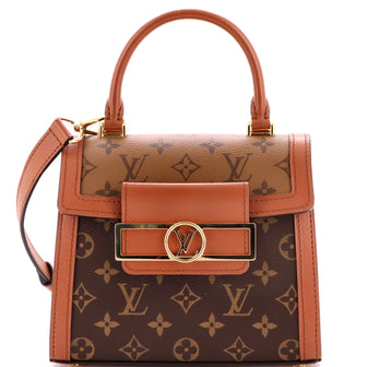 Louis Vuitton Dauphine Capitale Bag Reverse Monogram Canvas
