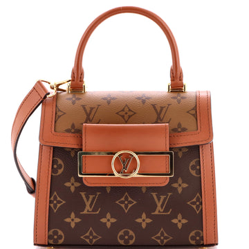 Louis Vuitton Dauphine Capitale Bag Reverse Monogram Canvas