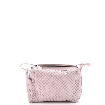 Bottega Veneta Double ZIp Nodini Crossbody Bag Intrecciato Nappa Small