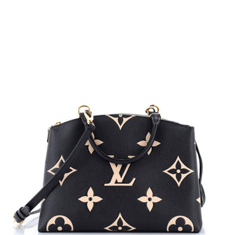 Louis Vuitton Petit Palais Handbag Bicolor Monogram Empreinte Giant