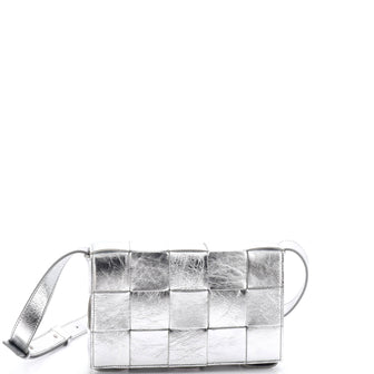Bottega Veneta Cassette Crossbody Bag Maxi Intrecciato Leather