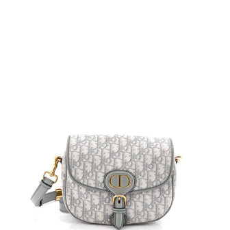 Christian Dior Bobby Flap Bag Oblique Canvas Medium