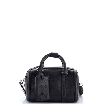 Gucci Duffle Bag Jumbo GG Embossed Leather Mini