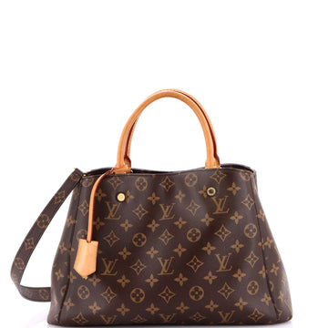 Louis Vuitton Montaigne Handbag Monogram Canvas MM
