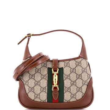Gucci Jackie 1961 Hobo GG Coated Canvas Mini