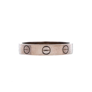 Cartier Love Wedding Band Ring 18K White Gold