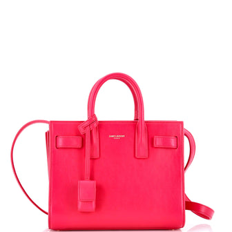 Saint Laurent Sac de Jour Bag Leather Nano