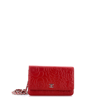 Chanel Wallet on Chain Camellia Lambskin