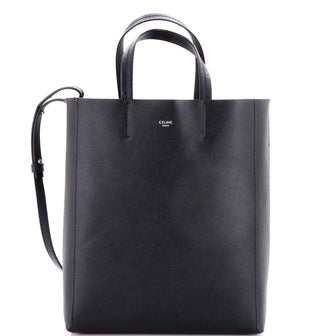 Celine Vertical Cabas Tote Grained Calfskin Small