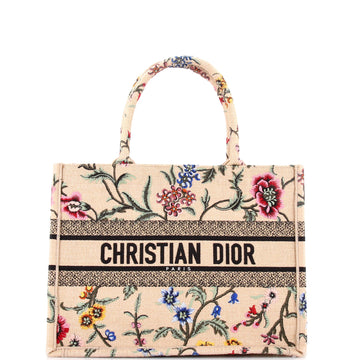 Christian Dior Book Tote Embroidered Canvas Medium