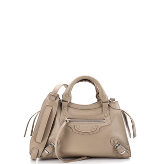 Balenciaga City Classic Studs Bag Leather Mini