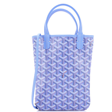 Goyard Poitiers Tote Coated Canvas and Printed Canvas PM