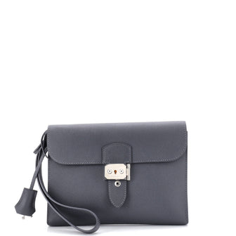 Hermes Sac a Depeches Wristlet Pouch Epsom 24