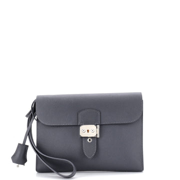 Hermes Sac a Depeches Wristlet Pouch Epsom 24