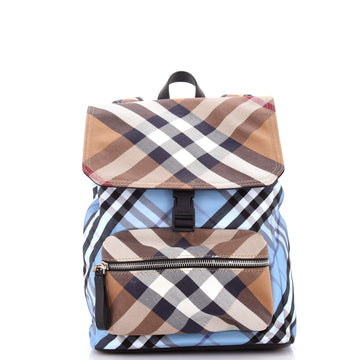 Burberry Kids Backpack Vintage Check Canvas