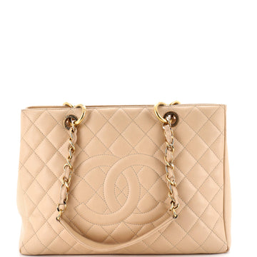 Chanel Grand Shopping Tote Quilted Caviar