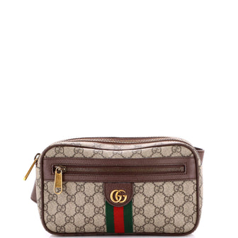 Gucci Ophidia Belt Bag GG Coated Canvas Medium