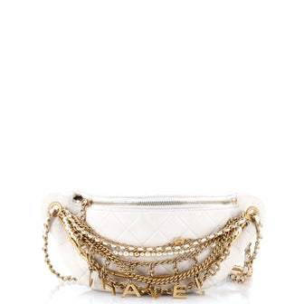 Chanel All About Chains Waist Bag Quilted Lambskin