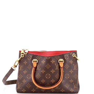 Louis Vuitton Pallas Tote Monogram Canvas with Leather BB