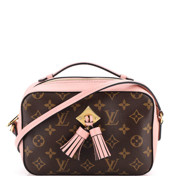 Louis Vuitton Saintonge Handbag Monogram Canvas with Leather