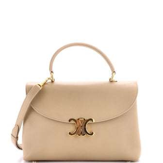 Celine Nino Top Handle Bag Nubuck Medium