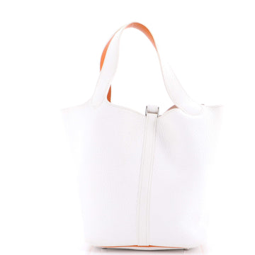 Hermes Eclat Picotin Lock Bag Clemence MM