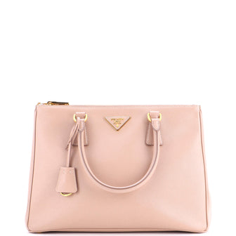 Prada Galleria Double Zip Tote Saffiano Leather Medium