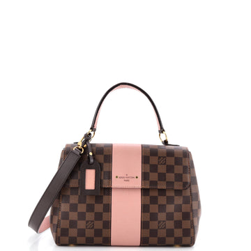 Louis Vuitton Bond Street Handbag Damier with Leather MM