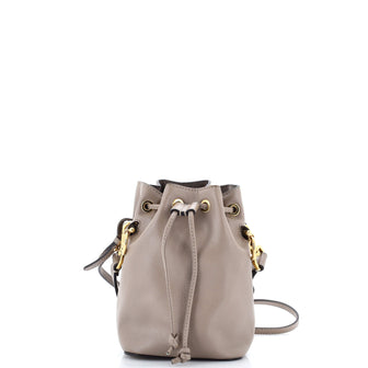 Fendi Mon Tresor Bucket Bag Leather Mini