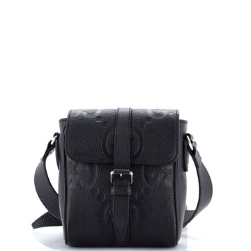 Gucci Messenger Bag Jumbo GG Embossed Leather Small