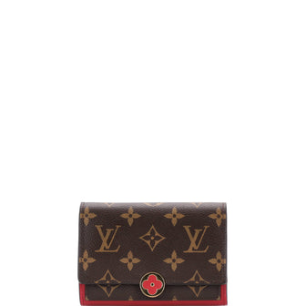 Louis Vuitton Flore Wallet Monogram Canvas Compact