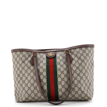 Gucci Ophidia Shopping Tote GG Coated Canvas Medium