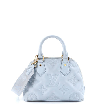 Louis Vuitton Alma Handbag Bubblegram Leather BB