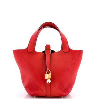 Hermes Picotin Lock Bag Clemence PM